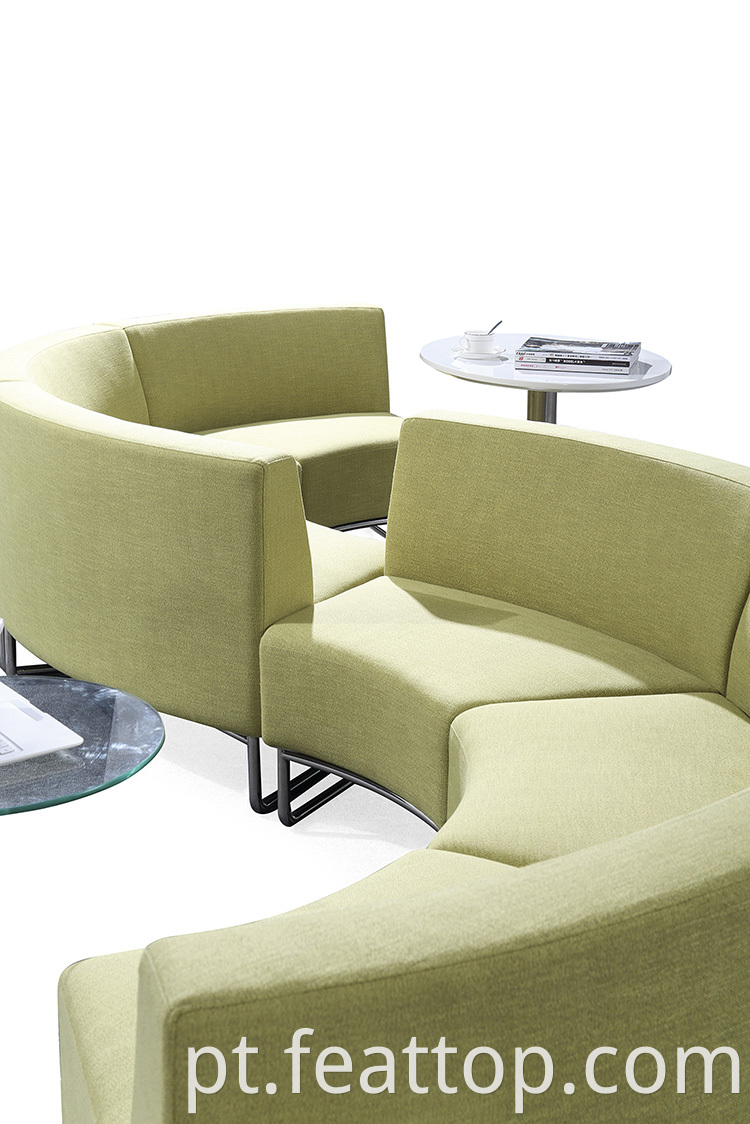 Design moderno da área pública sofá lounge sala de recepção sala de espera modular sala de espera sofá